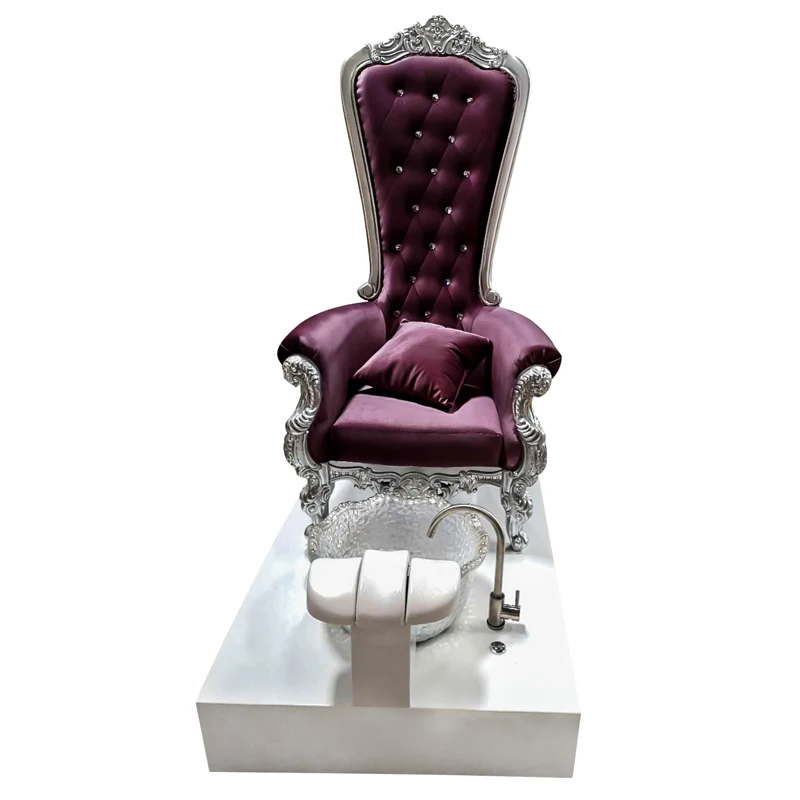 Wholesale Beauty spa colourful Salon equipment Foot Pipeless Foot Nail  Throne Sap Pedicure Chairs For Sale