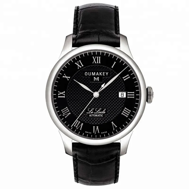 Luxury Men Stainless Steel Watch Japan Movement Multifunction Water Proof Custom Brand Logo Watch