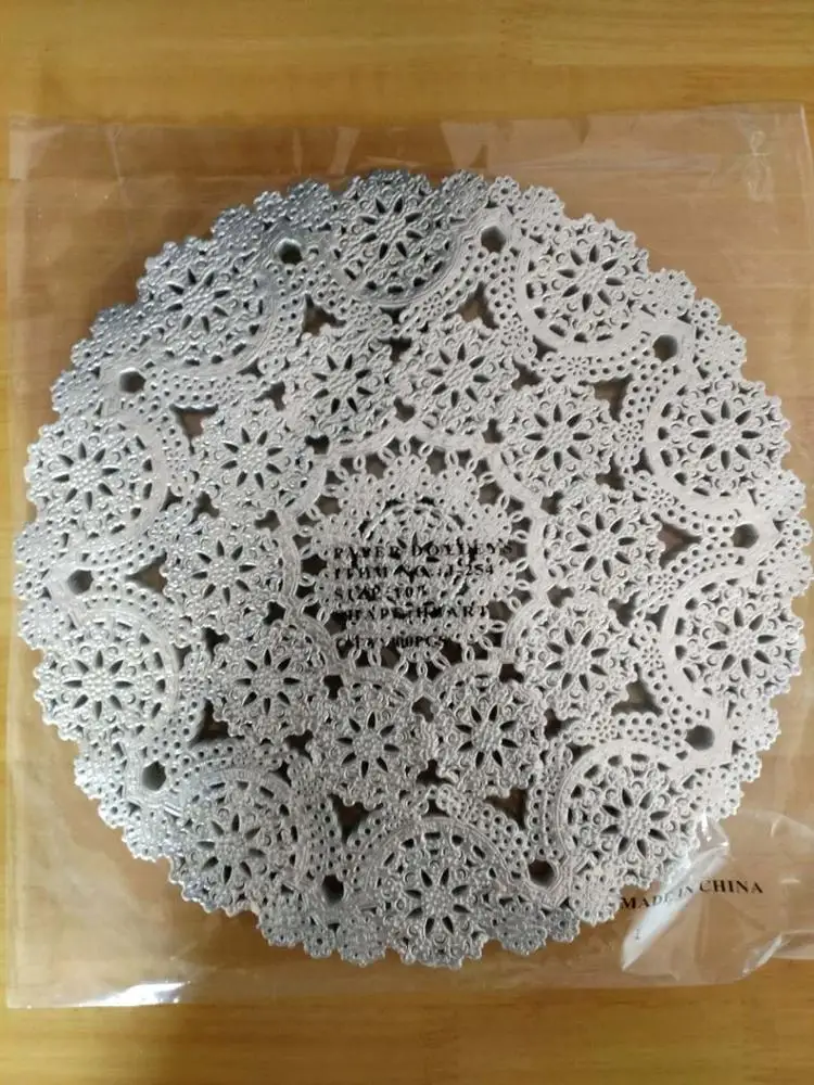 round paper lace doilies paper tray mat