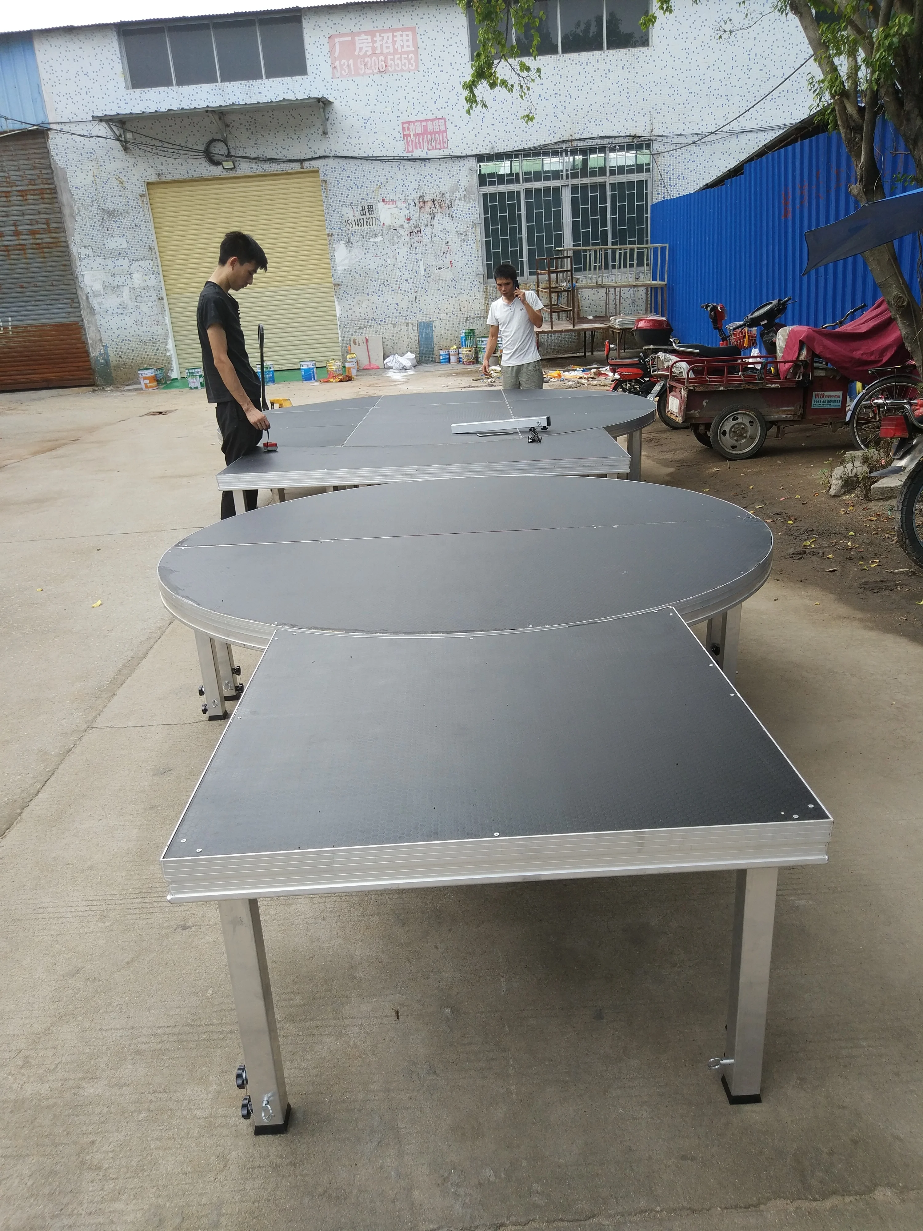 Round Stage Platform Aluminum Truss Stage