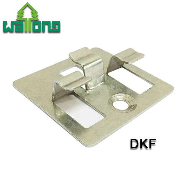 WPC plastic and stainless steel clips for wood composite timber deck installation