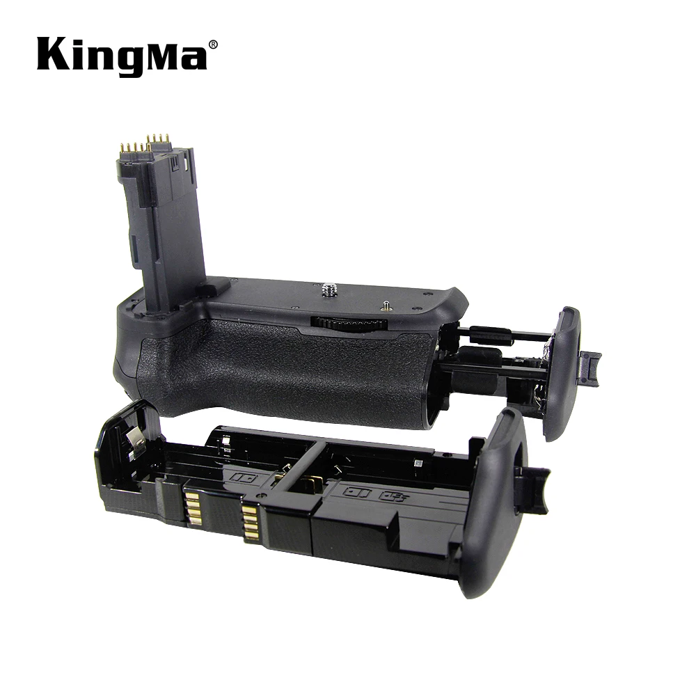 KingMa BG-70D Vertical Battery Grip Holder with 2x LP-E6 Battery For Canon EOS 70D 80D DSLR Camera as BG-E14 vertical battery