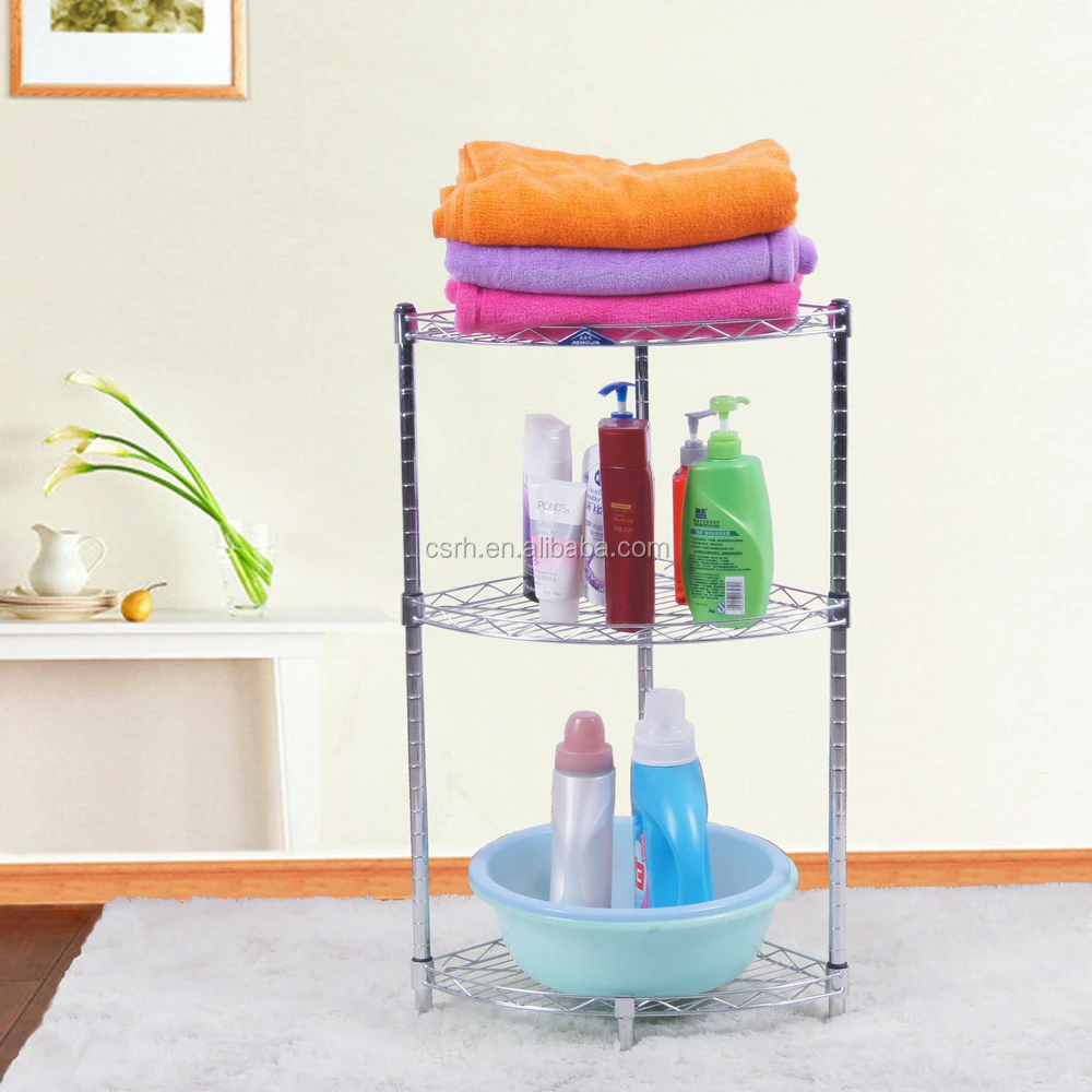 RH-WS353585C 350*350*850mm  bathroom shelf   bathroom towel shelf