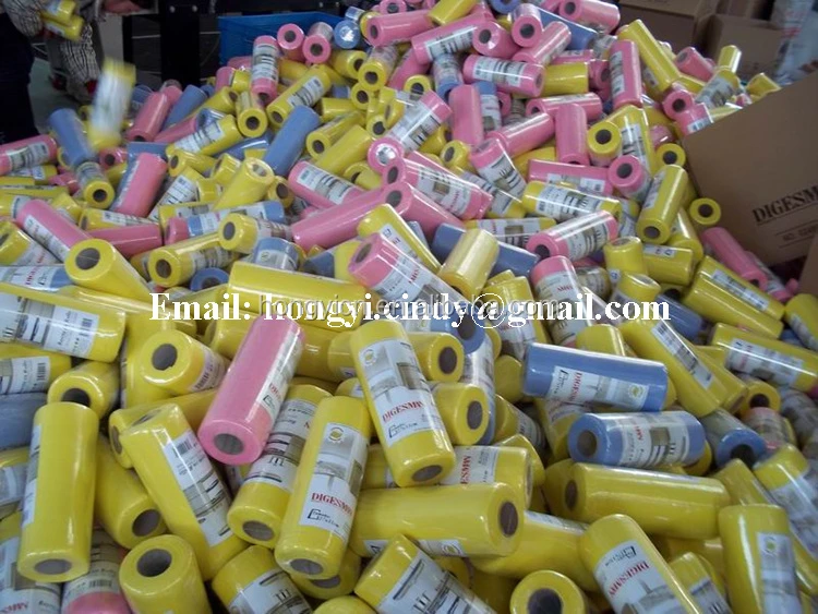 Viscose/polyester super absorbent needle punched nonwoven perforated tear-off all purpose cleaning cloth rolls
