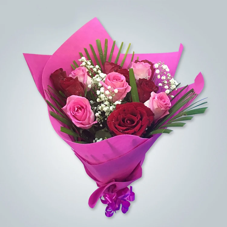 flower packaging materials non-woven fabric flower wrapping paper waterproof