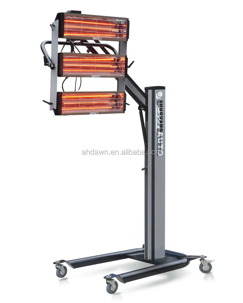 Stable car shortwave infrared paint curing baking lamp with CE