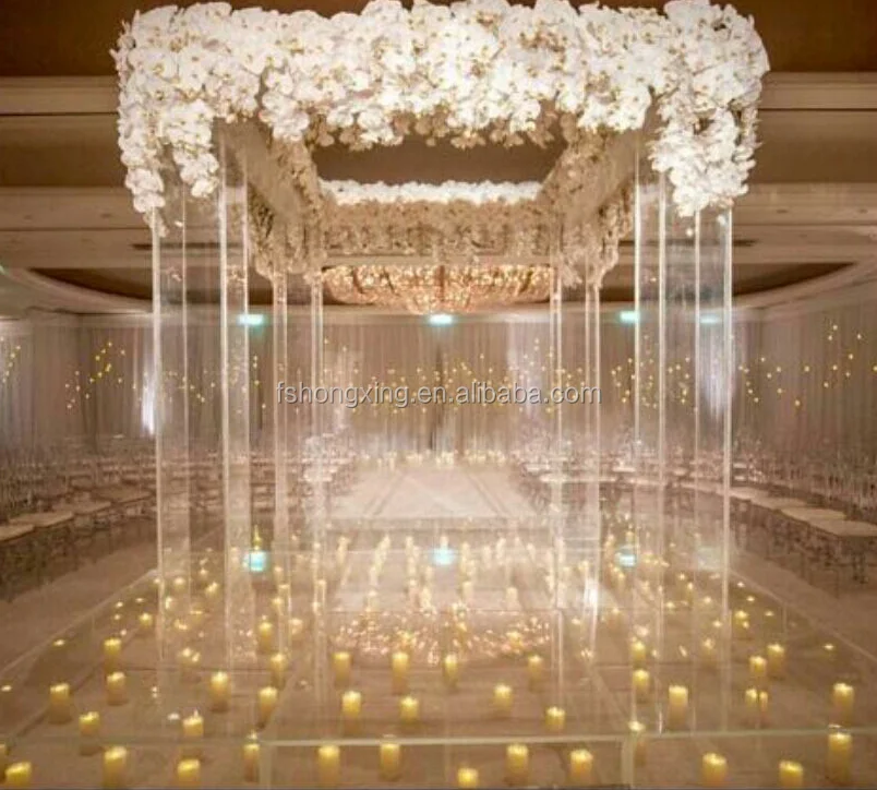 new clear acrylic arch for wedding decoration