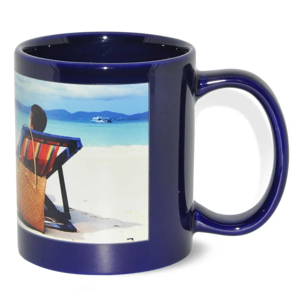 
Factory directly sale 11oz glow in the dark ceramic cup magic luminous mugs for sublimation 