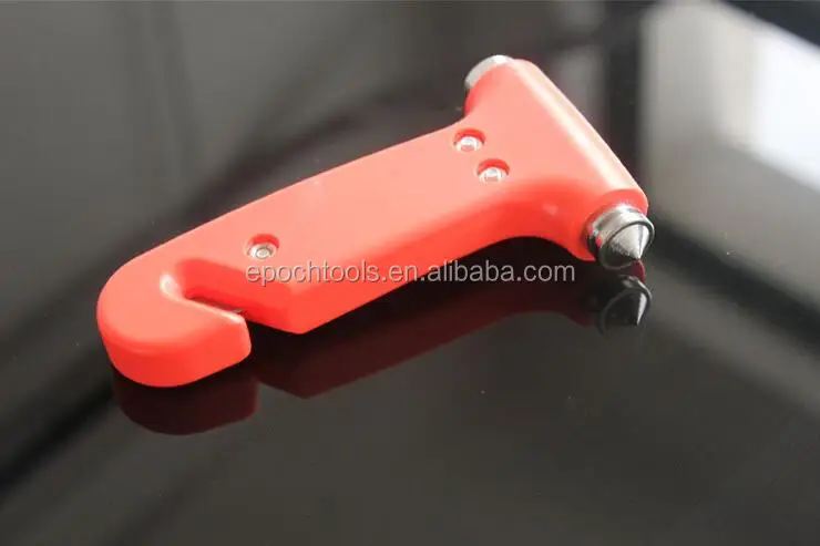 Multi-functional safety hammer escape hammer with seatbelt cutter