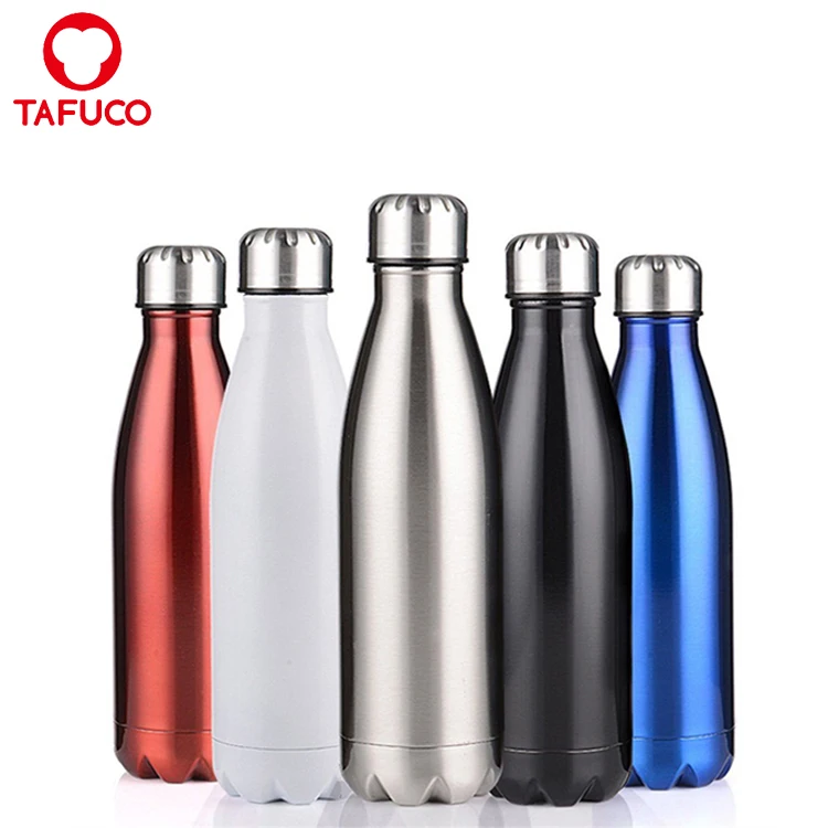 
BPA free double wall stainless steel cola shape vacuum flask thermal bottle 