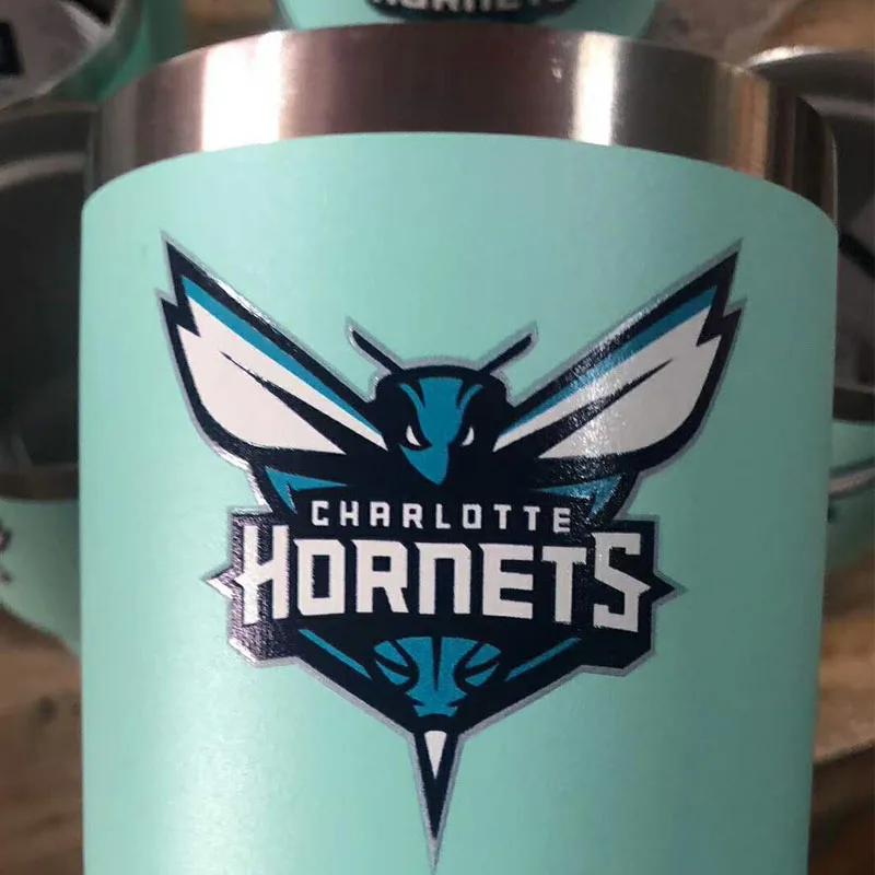 New Tech 3D UV Printing 20oz/30oz Double wall 304 stainless steel powder coated tumbler with flip lid 10 colors in stock