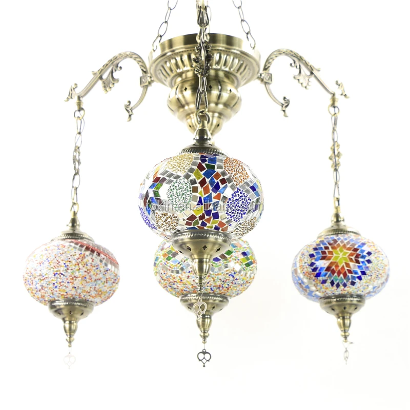 Mosaic Art Turkish turkish lamps Chandelier CL4L02