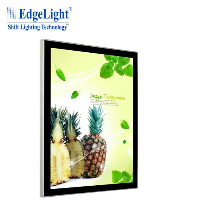 
Frame Advertising Light Box AF12A Single Side Magnetic Type Aluminum Ultra Slim Light Box Advertising Display 2835 LED Strip 