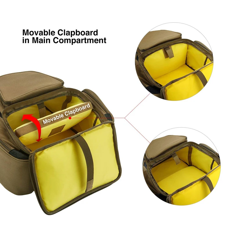Высококачественный рюкзак для рыболовных снастей, сумка для рыбалки с дождевиком
