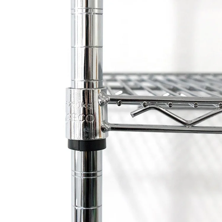 China Manufacturer Indoor Bathroom Closet Storage Lee Rowan Wire Shelving Rack