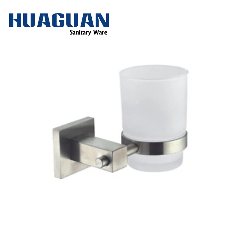 
Square-design Stainless steel 304 Brush Nickel Bathroom accessory set 