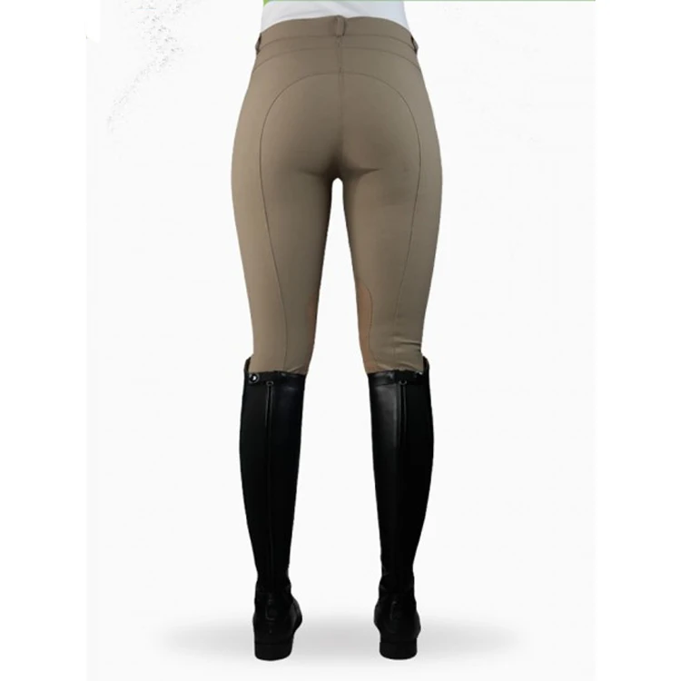 Wholesale Women Equestrian Jodhpurs Half Knee Silicone Grip Equestrian Clothing