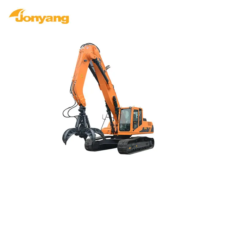 
25 tons excavator mounted scrap metal grab machines 