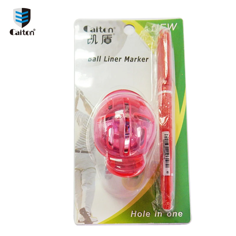 Caiton golf Hot Sale colorful Golf Ball Liner Marker line draw Cheap Equipment  golf accessories