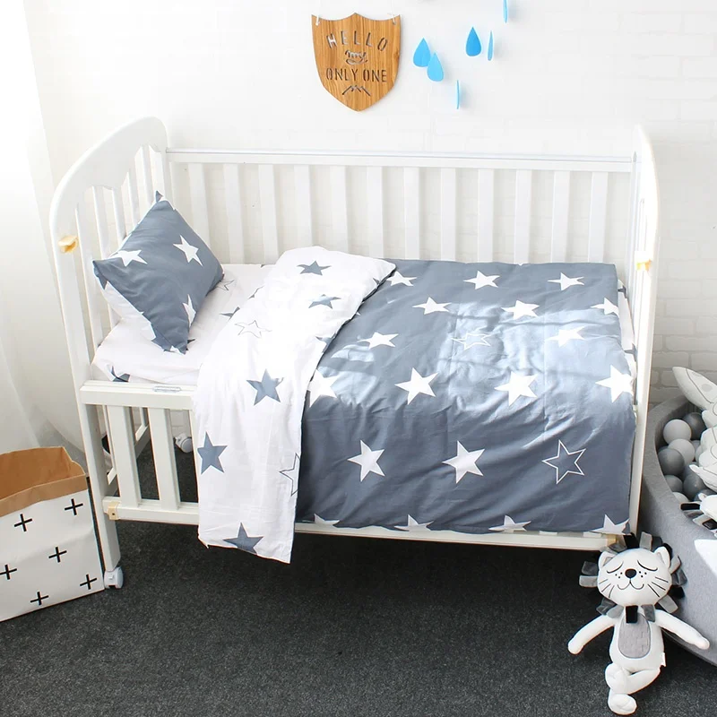 Wholesale New Design Kids Bed Sheets China Manufacturing Baby Bedding Set 100% Cotton Comforter Sheet Cover