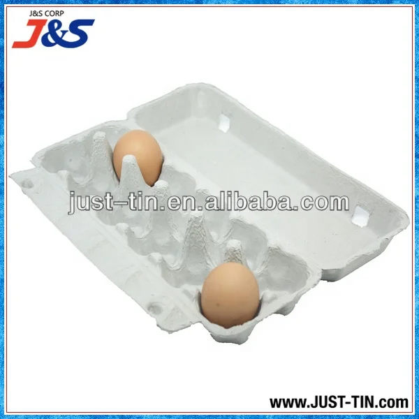 Environment-friendly Egg Tray Carton with Cover Pulp Moulding 20 Eggs Carton/Tray/Box