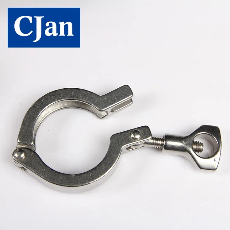 Stainless steel heavy duty single pin clamp, 13mhh clamp for TC hose fittings