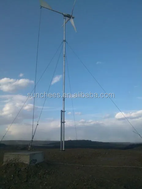 10kw off grid wind solar power hybrid energy system, 3kw wind turbine and 7kw solar panels