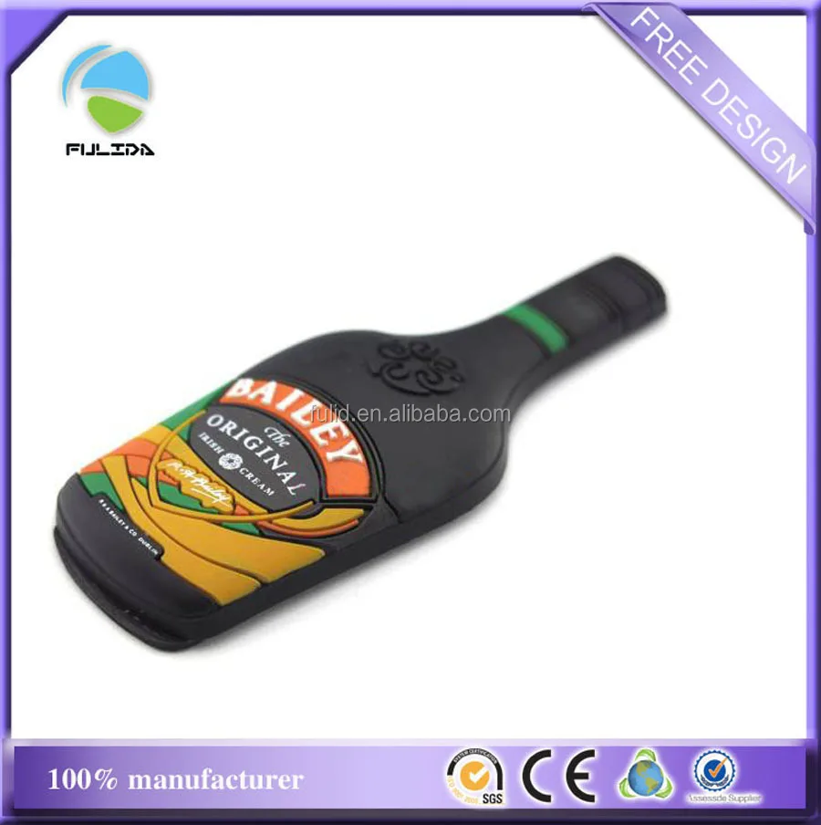 paper material water drop shaped company logo soft fridge magnet