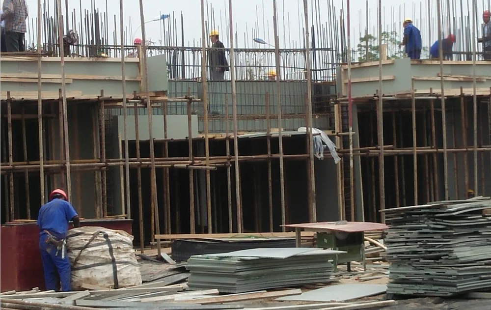 pp plastic  hollow construction formwork /building formwork