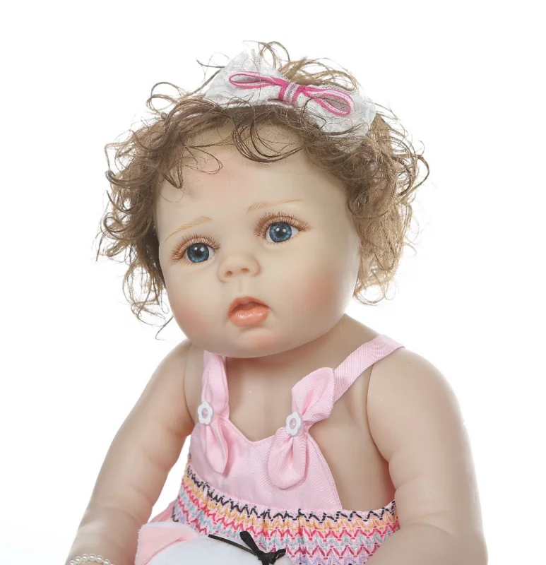 NPK Silicone baby doll manufacturer china baby doll lifelike weighted newborn baby doll