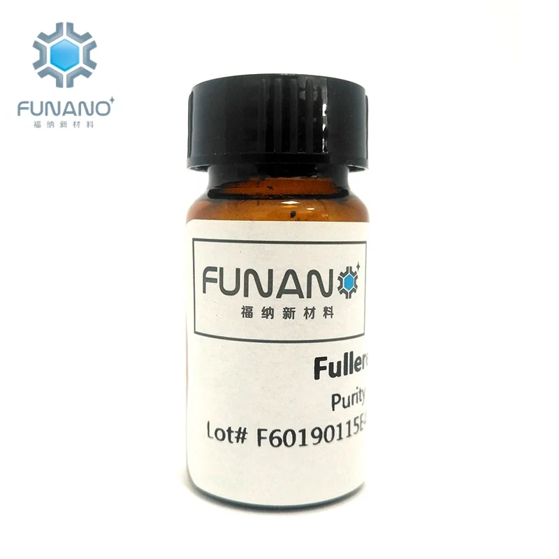 c70 99% Manufacturer funano  99% fullerene c70 used for cosmetic raw and chemicals raw