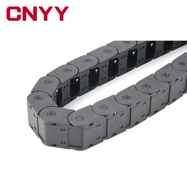 CNYY cable load-bearing high speed lowest price drag chain High Quality Cable Drag Chain semi-open flexible track