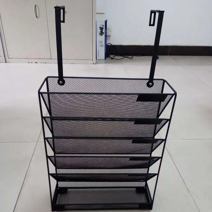 Wholesale 5-Layer Office Wall-Mounted File Organizer Metal Mesh Hanging File Holder with Factory Best Price!