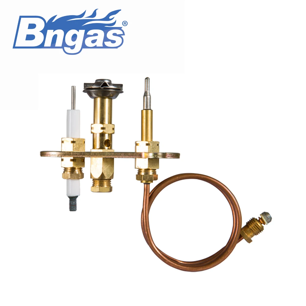 Commercial natural flame gas pilot burner