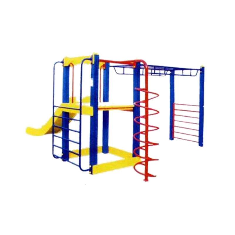 
Outside park gym playground equipment outdoor fitness climbing fitness equipment ladder and slide 