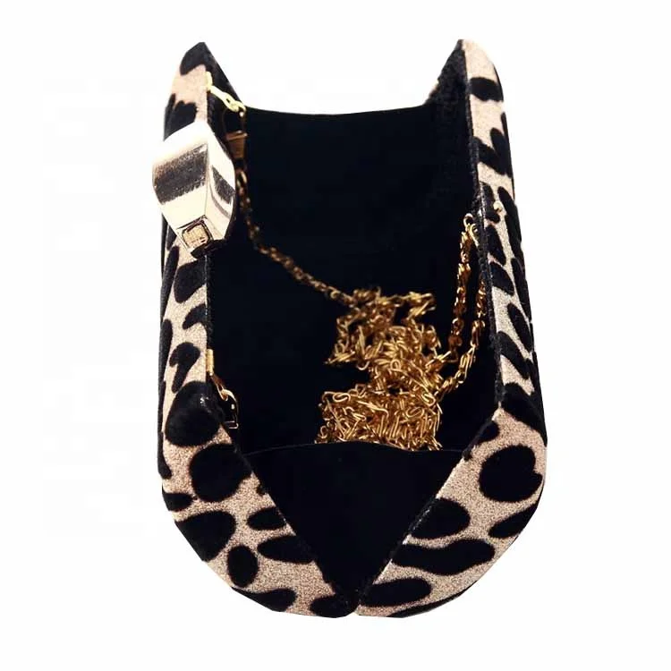 Fashion Leopard style magazine clutch purse, clutches and purses for women
