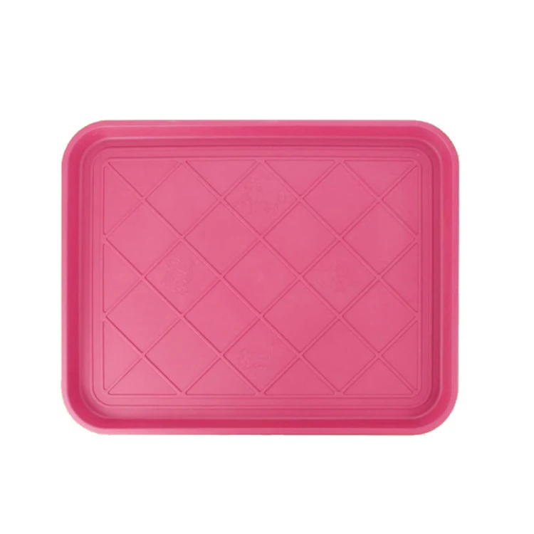 
hot selling red plastic shoe and boot tray 