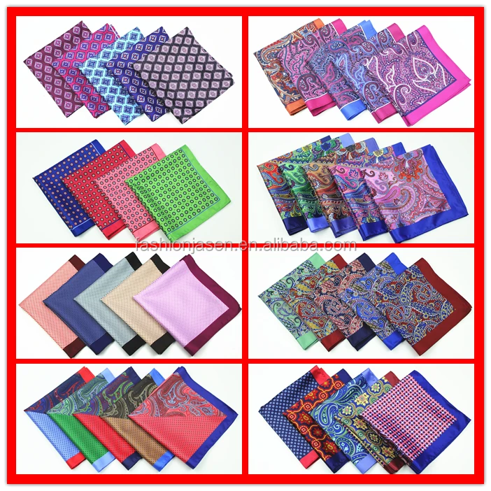  Модный Карманный квадрат с цифровой печатью на заказ