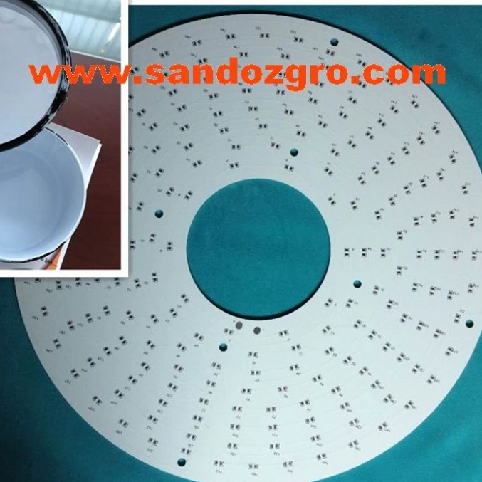 LED board photoimageable White solder mask ink