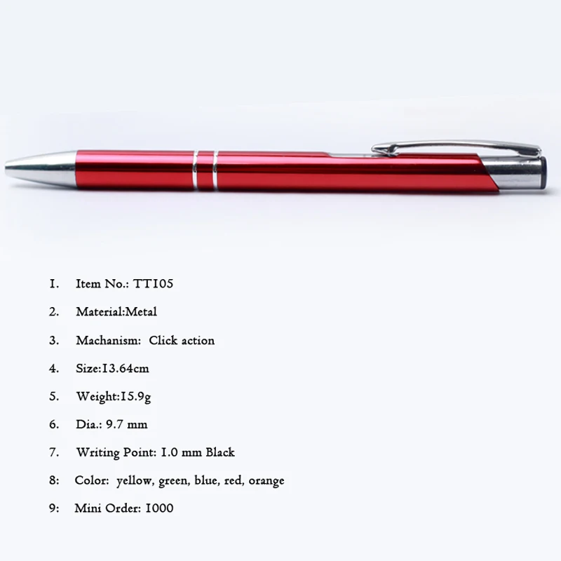 LOW MOQ small business Soft gift promotional metal ball pen with laser engraving custom logo
