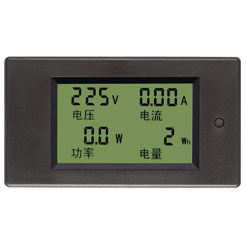 Single Phase 80-260V 20A Voltage Current Power Energy Digital AC Electric Power Monitor