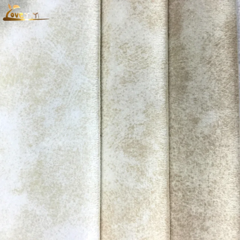 price per meter printed silk velvet fabric for sofa