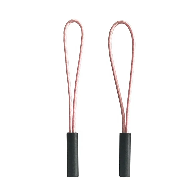 Professional Custom Factory Price Clothing Accessory Custom Plastic Lock The Zipper Pull Rope