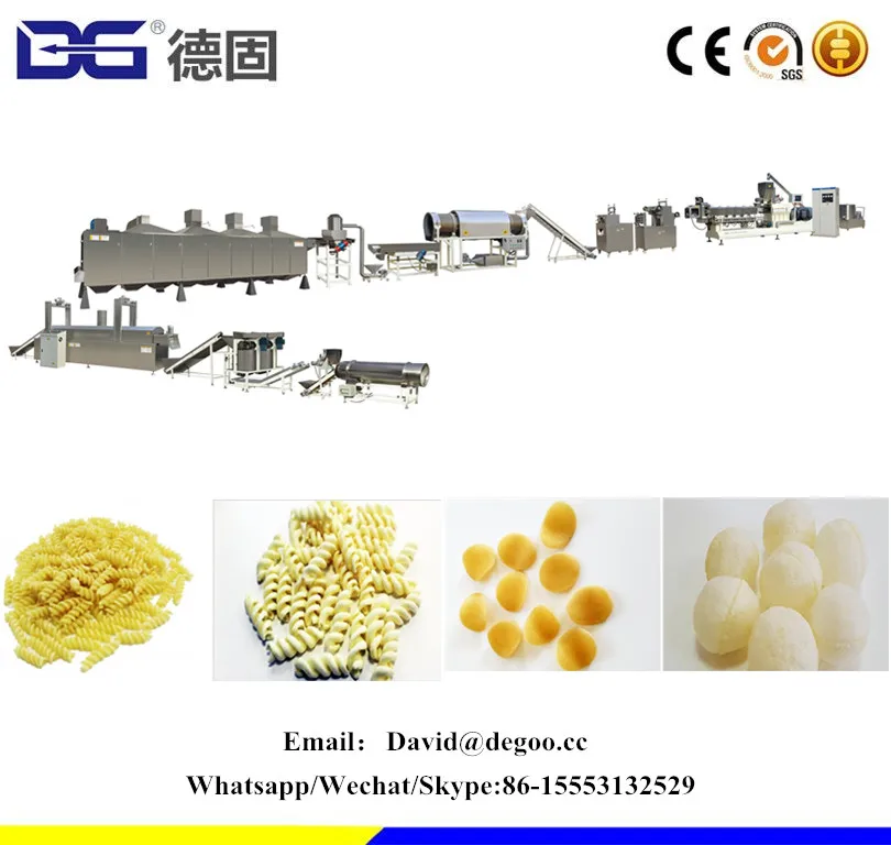 
Extruded Potato Starch Snacks Making Machine/Pellet Food Extruding /Single Twin Screw Extruder Pellet Puffed Snacks 