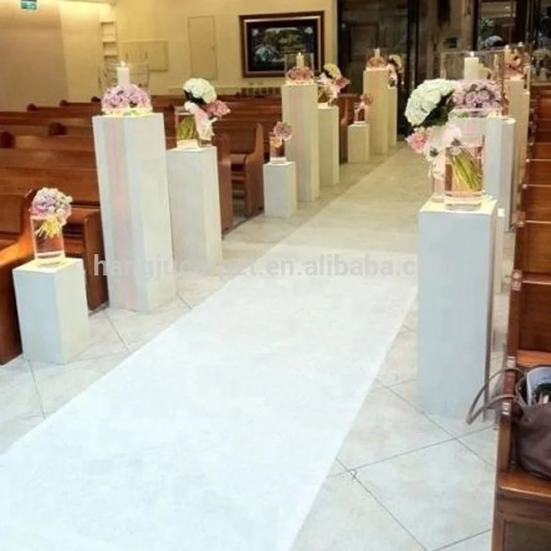 
Economical Quality White Exhibition Carpet Factory Price ShangHai HangJu for Wedding and Event EX-1003 