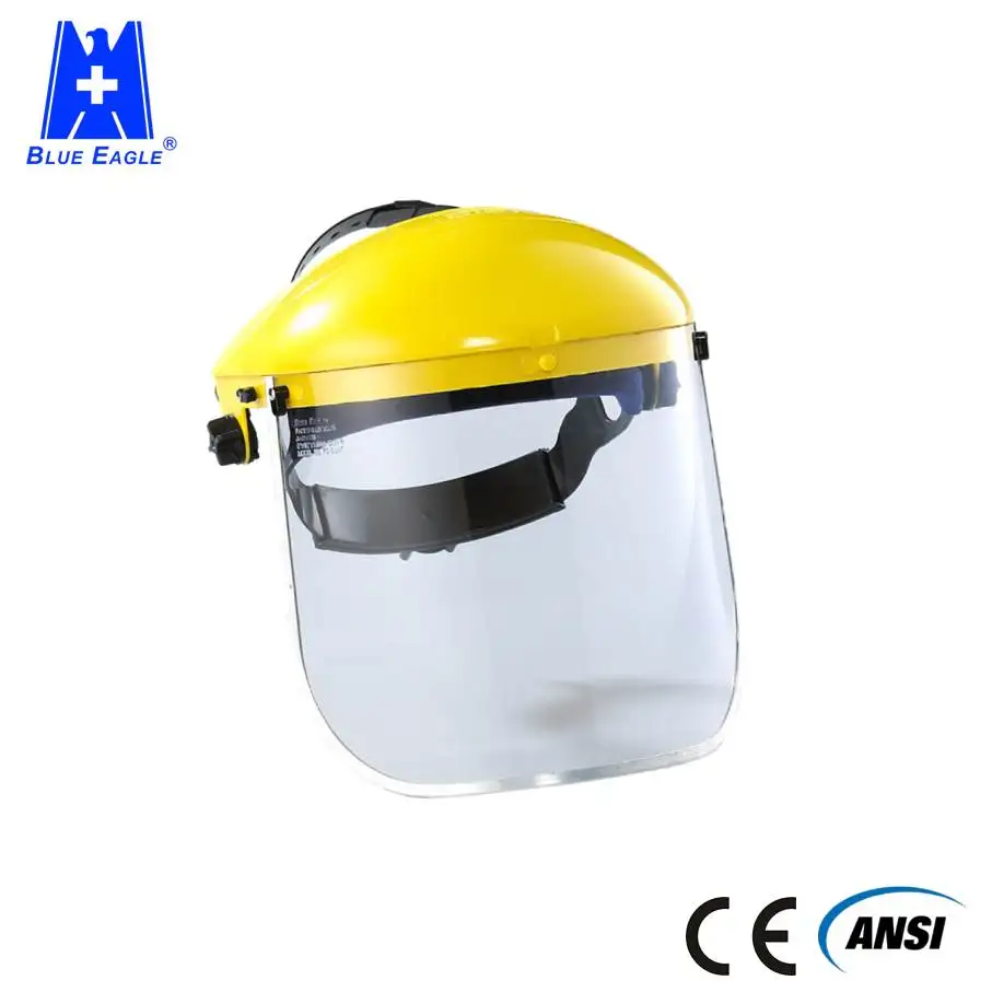 Taiwan Manufacturer EN166 ANSI Z87.1 Safety Eye Protection Anti-fog Face Shield Mask