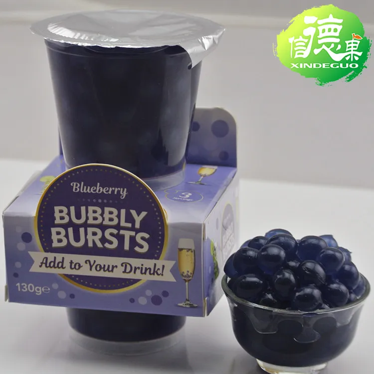 
120g Popping Boba Drink, Small Pack Taiwan Popping Boba Cup 