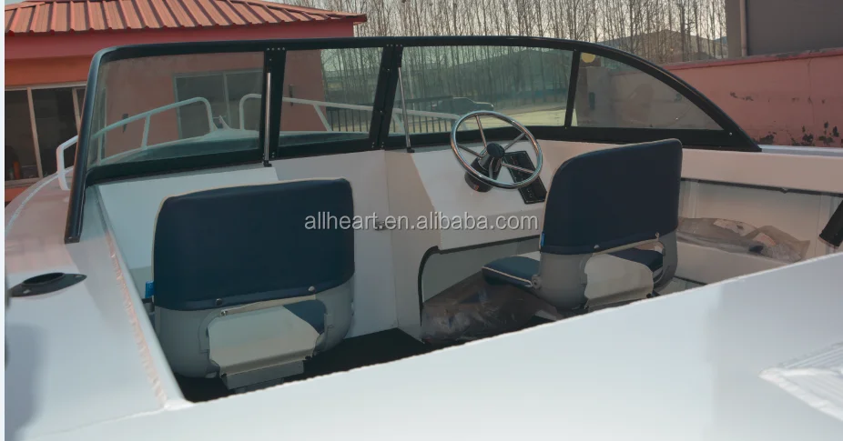 5m Deep V bowrider boat aluminum fishing boat 16ft 6 person rescue boats