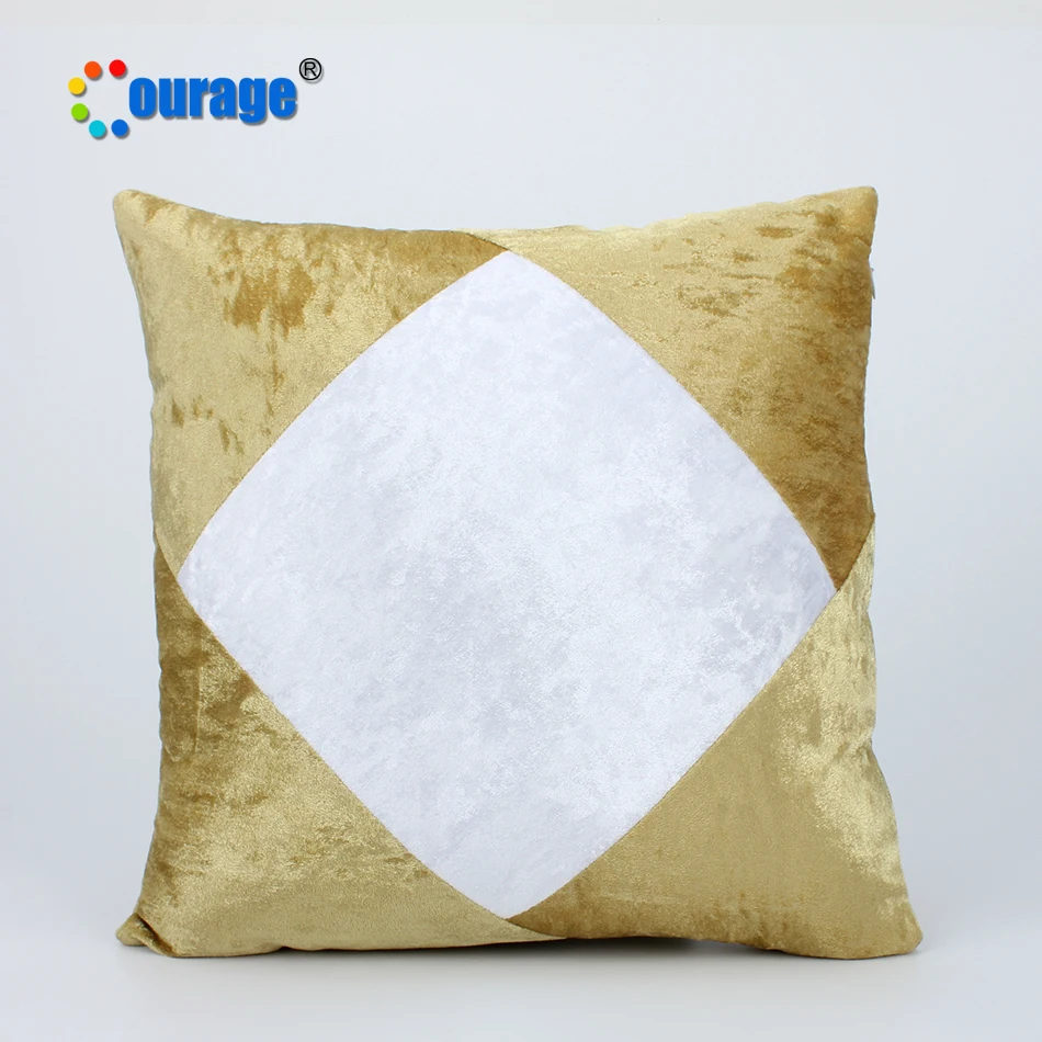 COURAGE 16inches Square custom printing pillow cases sublimation pillow cover blank