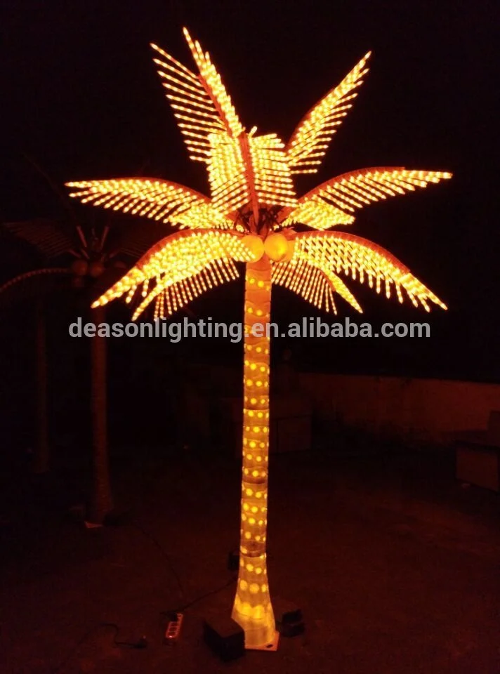 led indoor palm tree